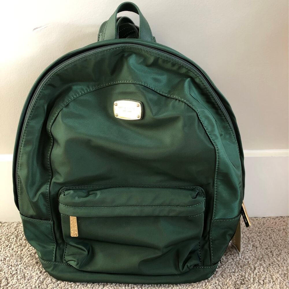 Michael kors jet set moss Backpack new Nylon Green $298